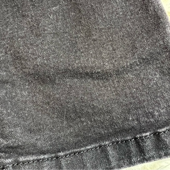 Artful Rebel Jeans Mens 36x30 Black  Stretch Straight Distressed Denim W/pockets - Picture 2 of 11